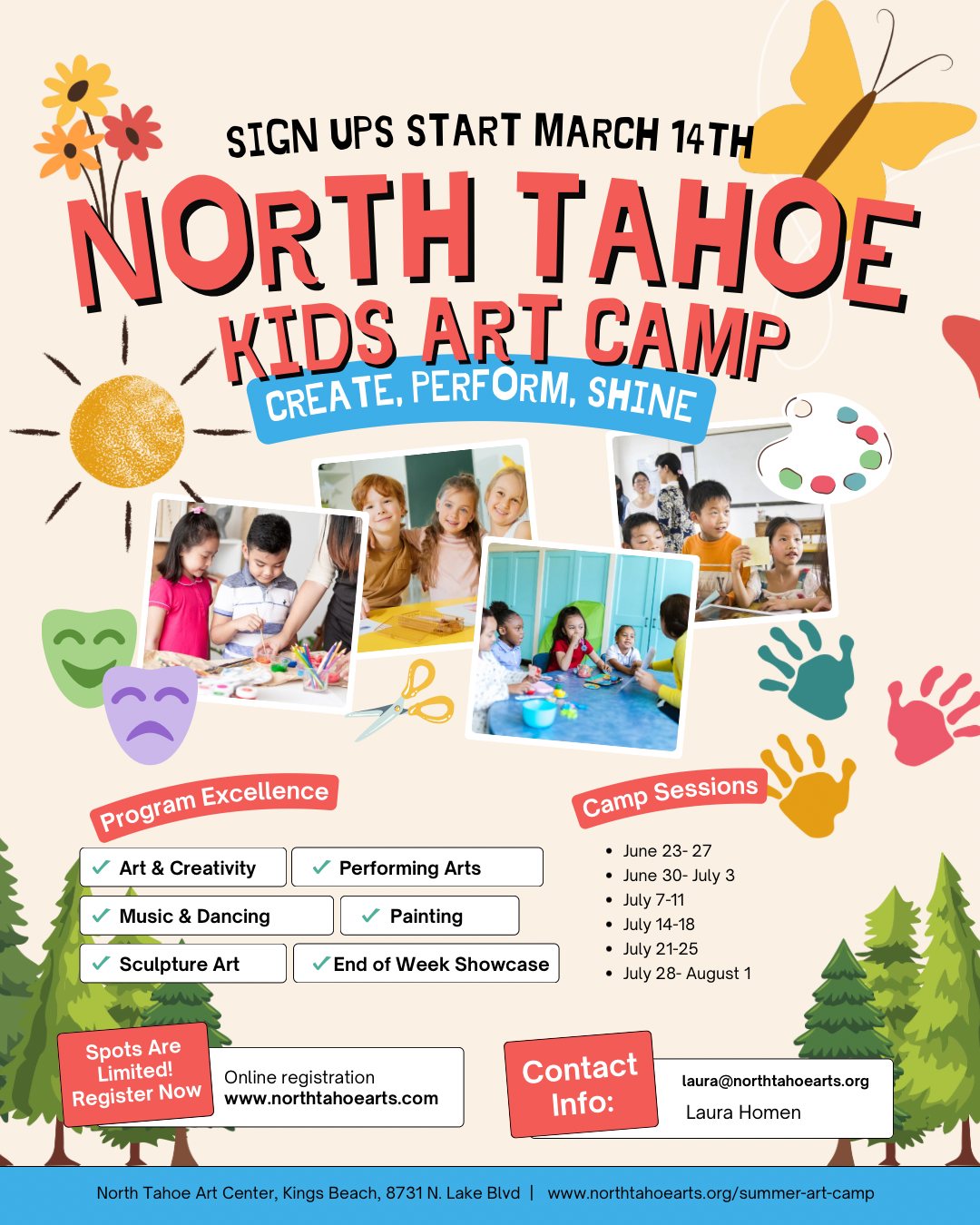 North Tahoe Kids Art Camp