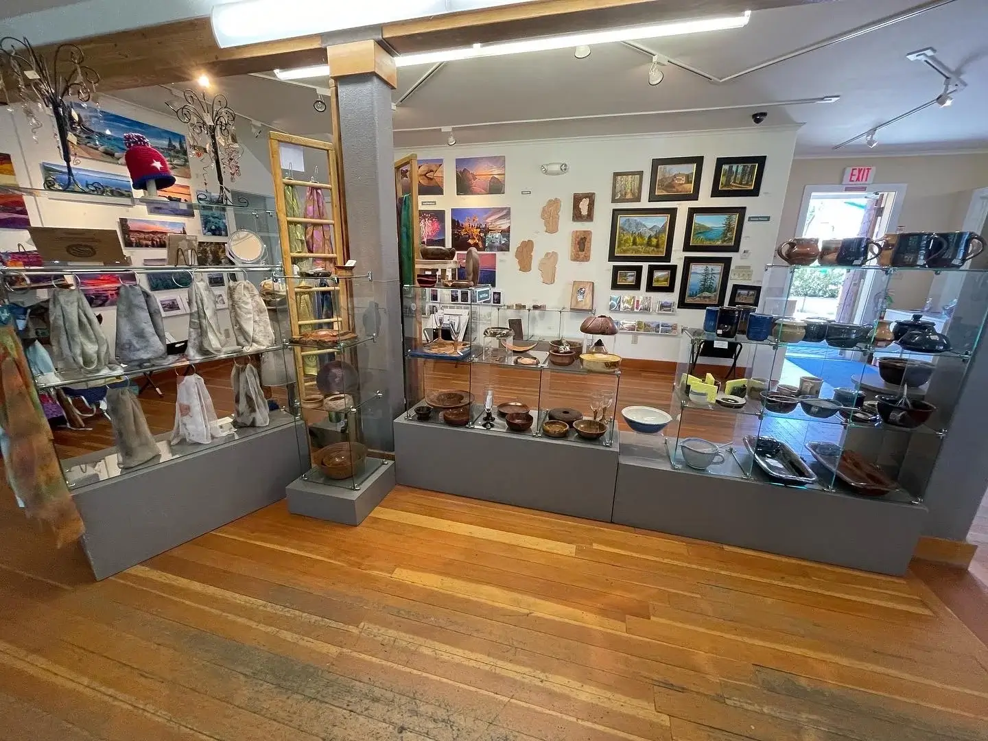 Gallery view of artwork by North Tahoe Arts artists
