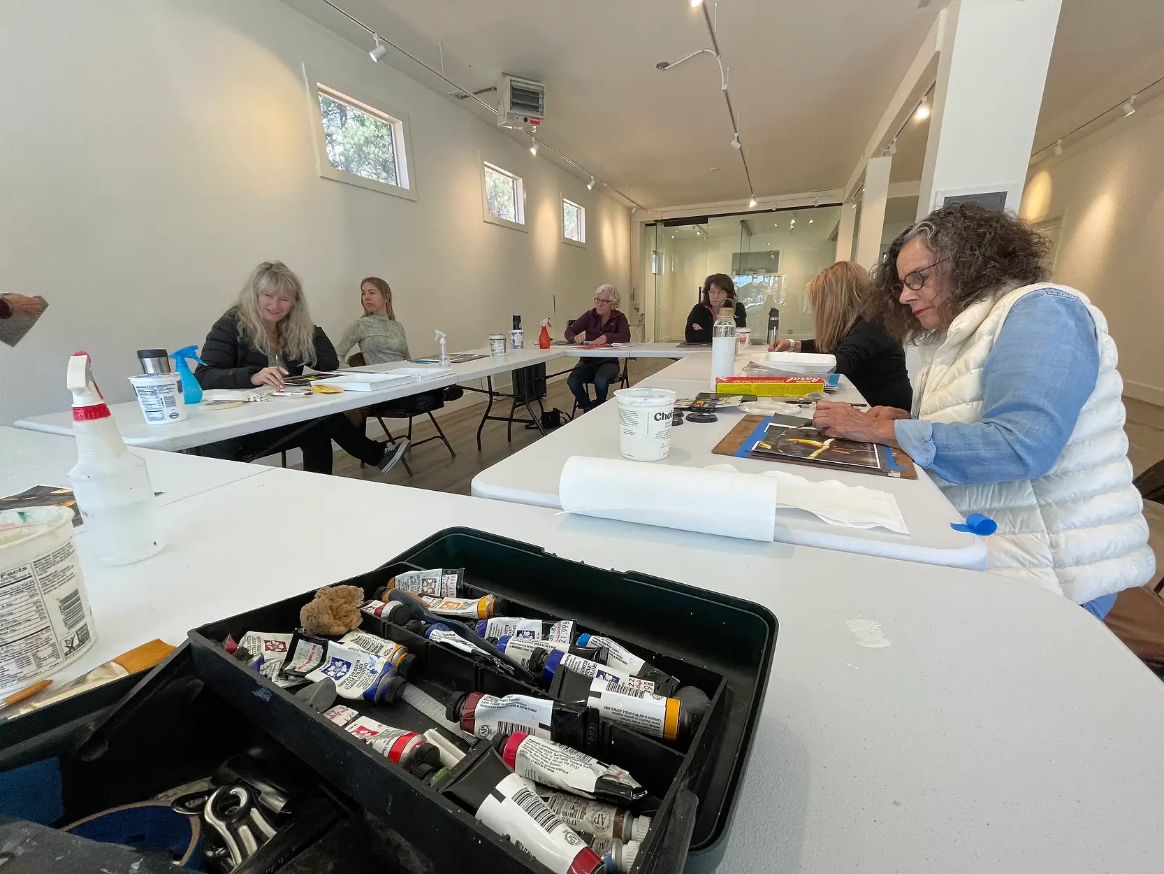 Workshops in progress at North Tahoe Arts