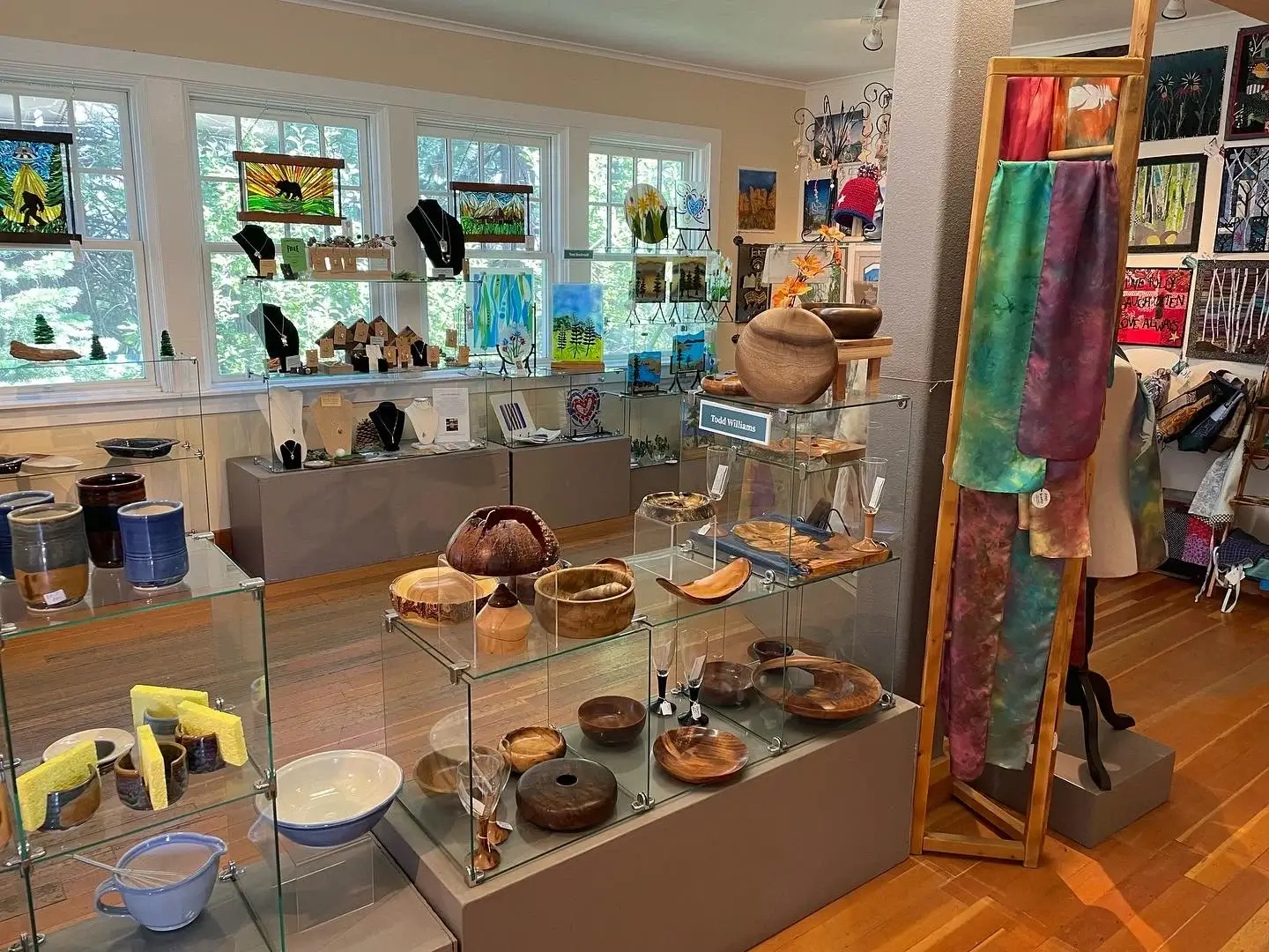 Tahoe City gallery view of artwork by Todd Williams and other artists