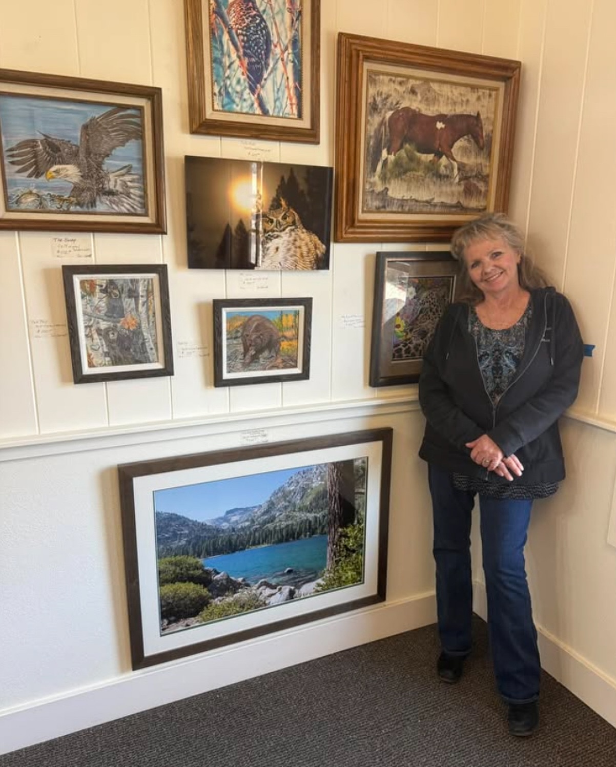Artist image from Wildlife Exhibit at North Tahoe Arts